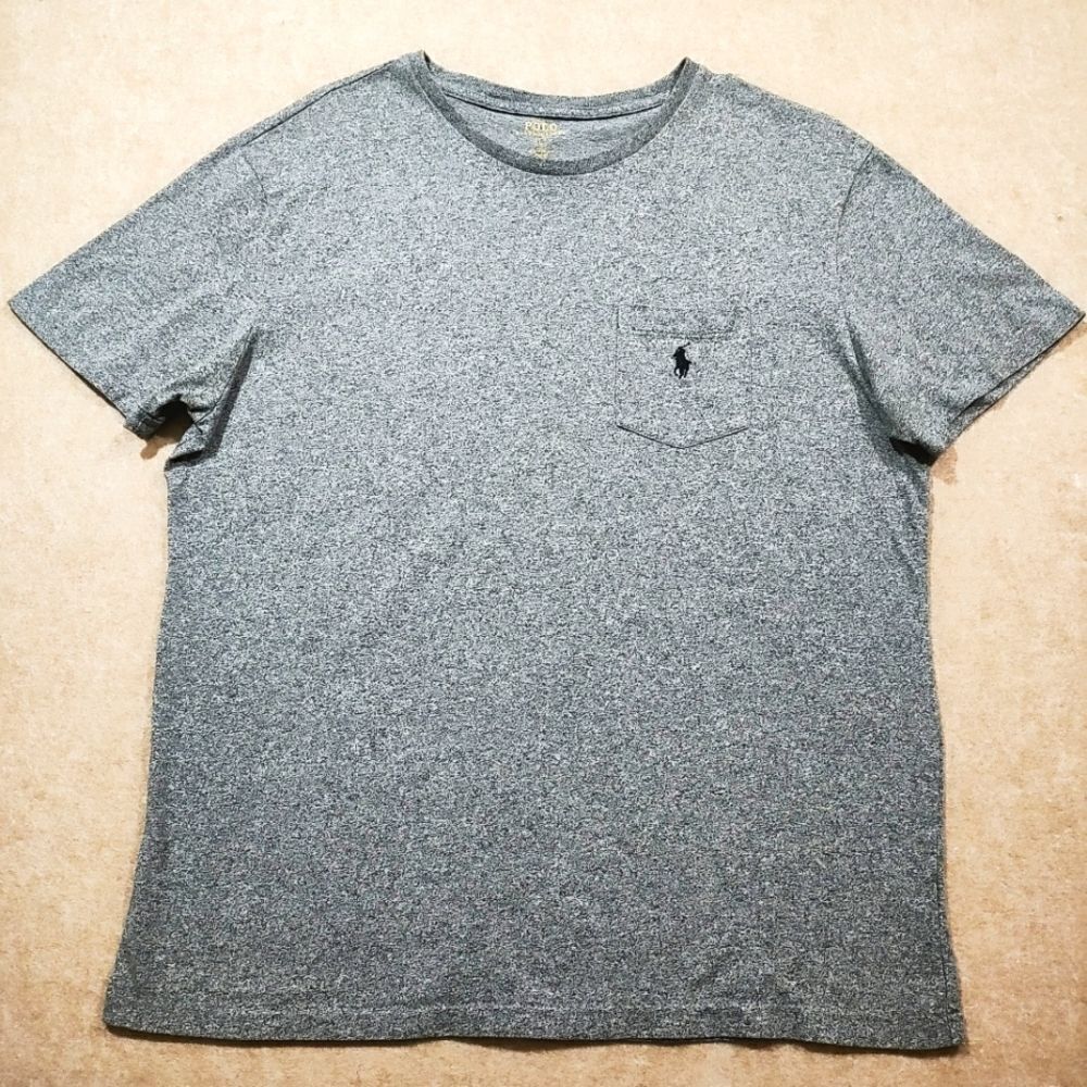 Polo by Ralph Lauren Gray Men's Short Sleeve T-Shirt #2